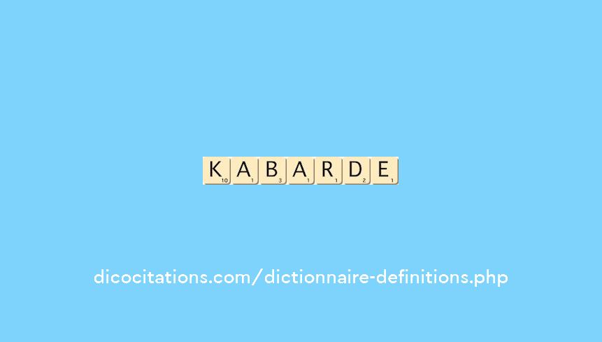kabarde kabarde