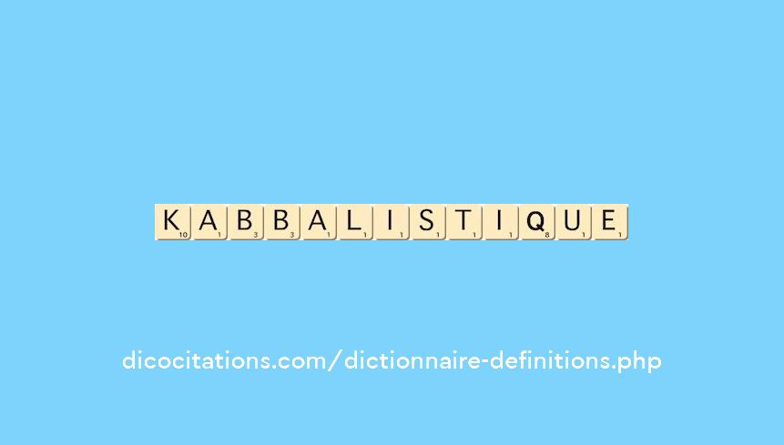 kabbalistique kabbalistique