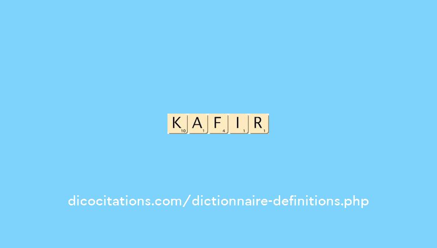 kafir kafir