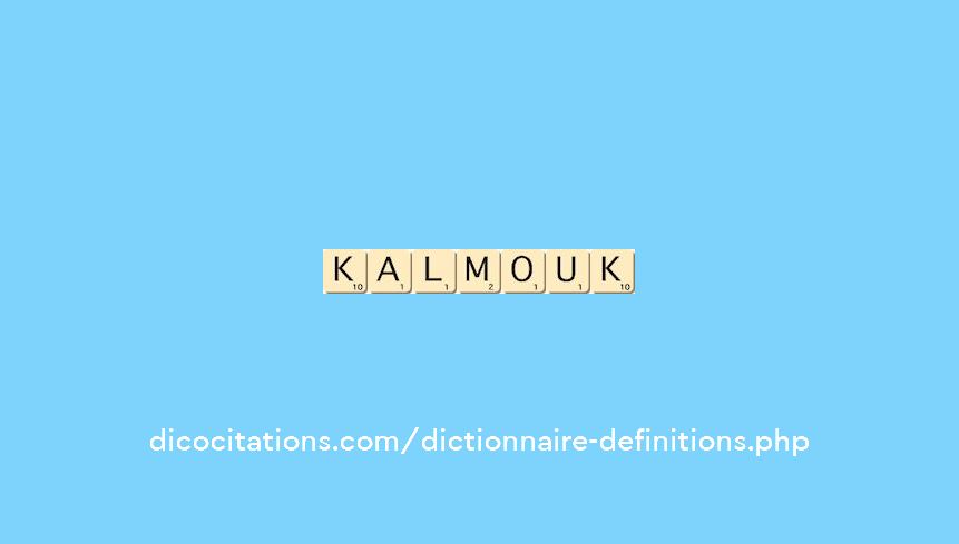 kalmouk