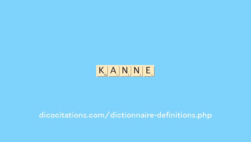 kanne kanne