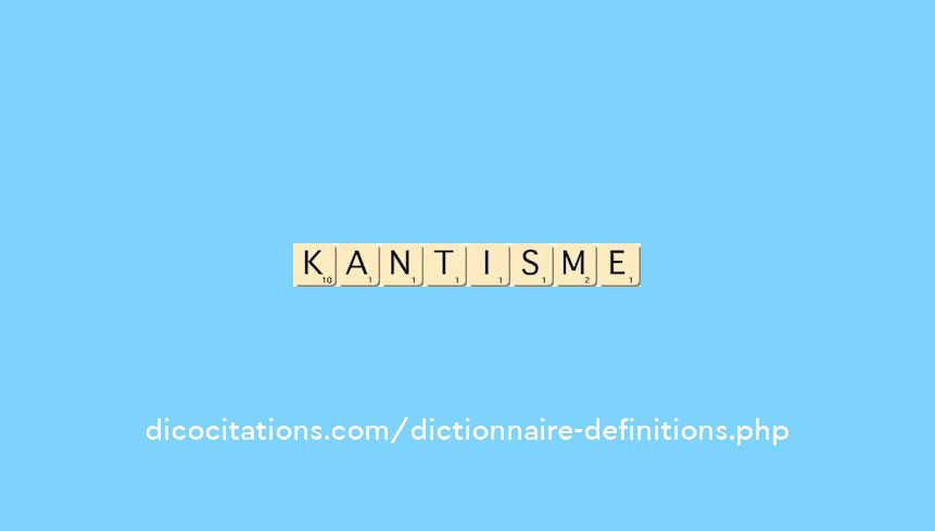kantisme kantisme