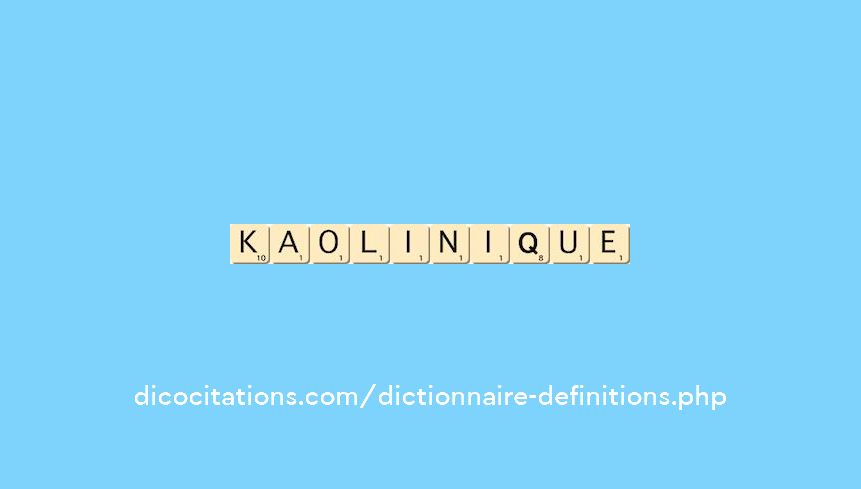 kaolinique