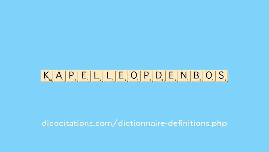 kapelle-op-den-bos kapelle-op-den-bos