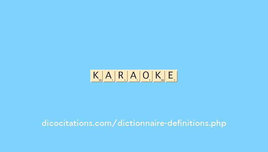 karaoke karaoke