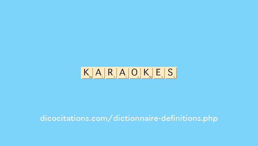 karaokes karaokes
