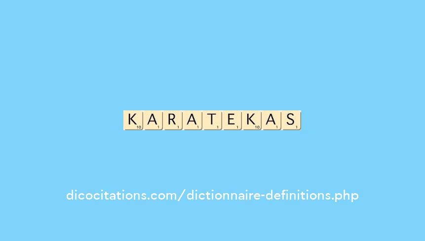 karatekas