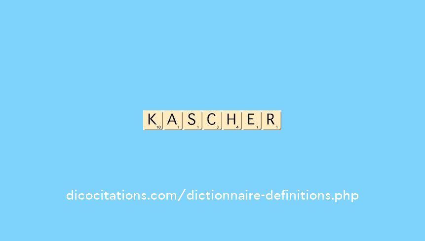 kascher kascher