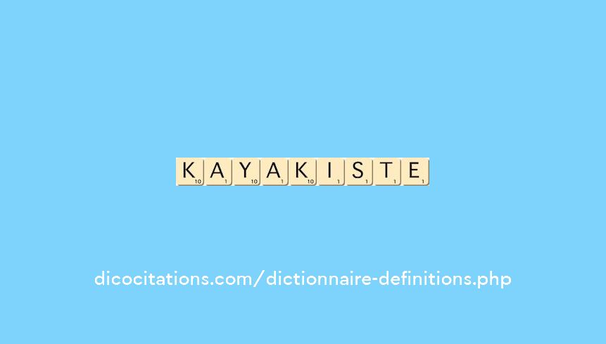 kayakiste