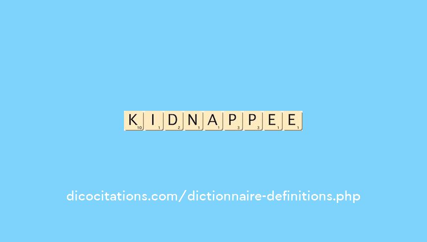 kidnappee kidnappee