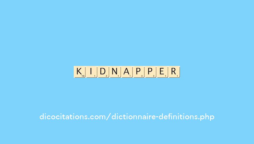 kidnapper kidnapper