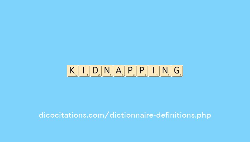 kidnapping kidnapping