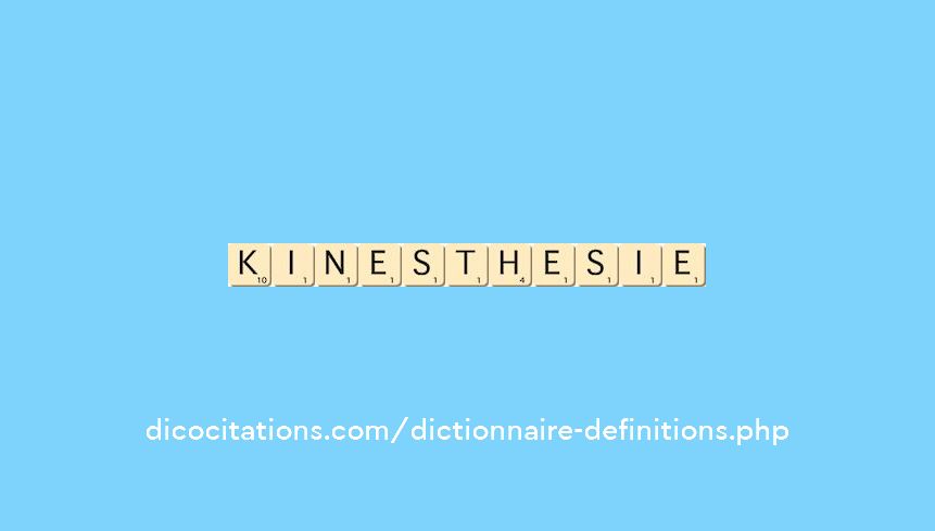 kinesthesie kinesthesie