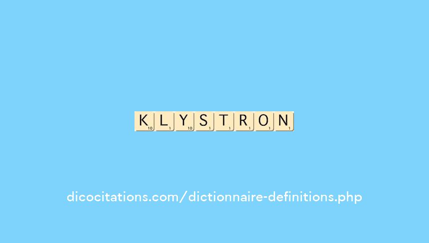 klystron klystron