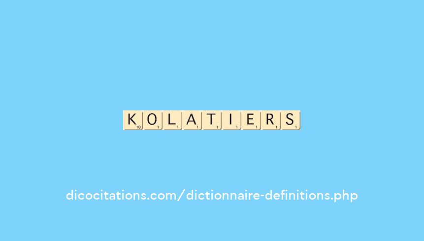 kolatiers kolatiers