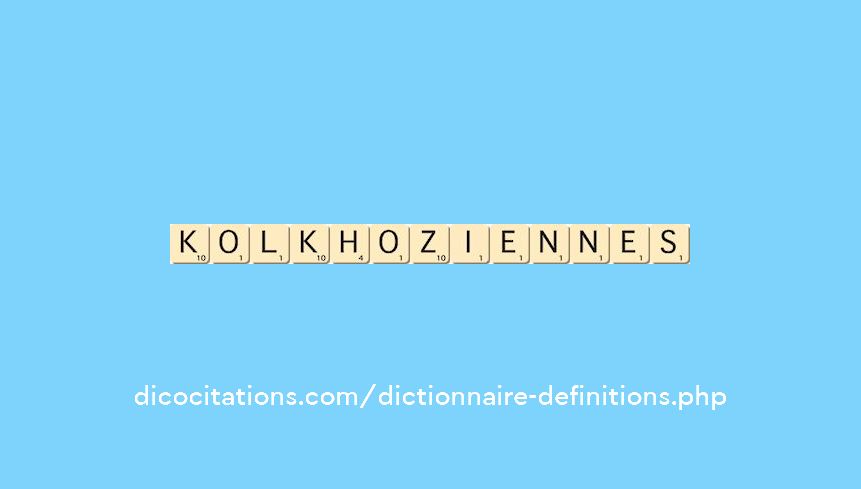 kolkhoziennes kolkhoziennes