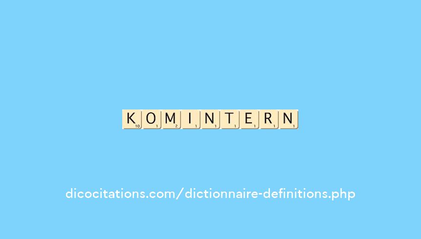 komintern komintern