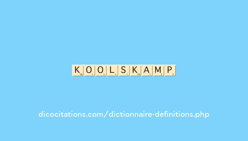 koolskamp koolskamp