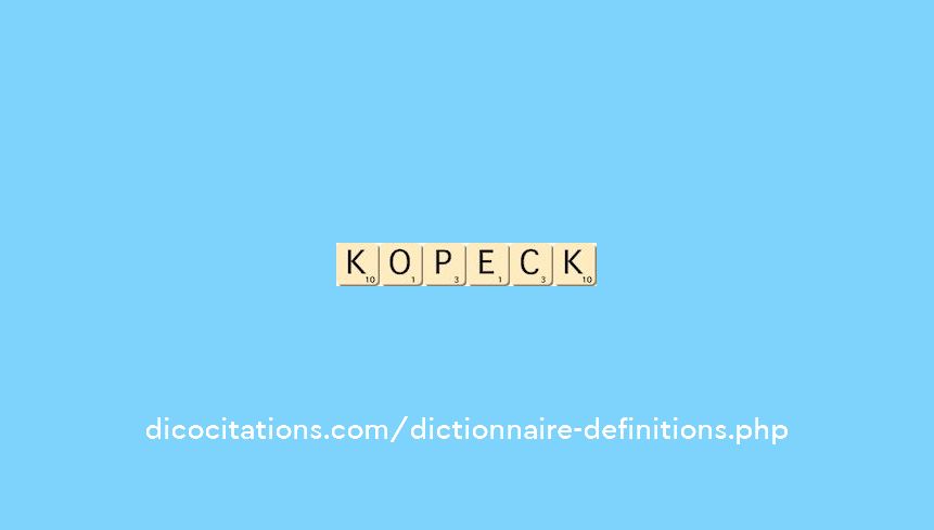 kopeck kopeck