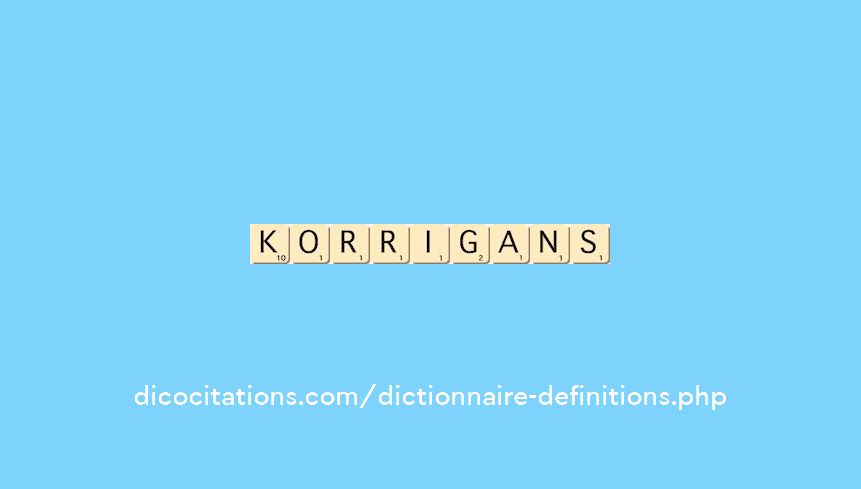 korrigans korrigans