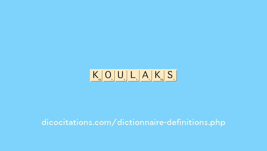 koulaks