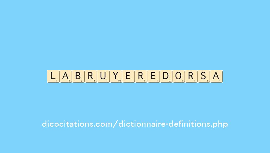 labruyere-dorsa labruyere-dorsa