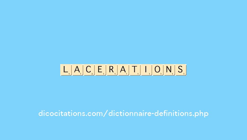 lacerations