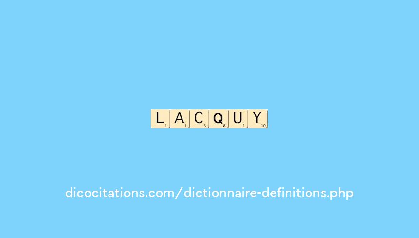 lacquy