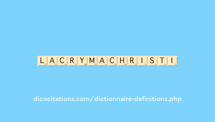 lacryma-christi lacryma-christi