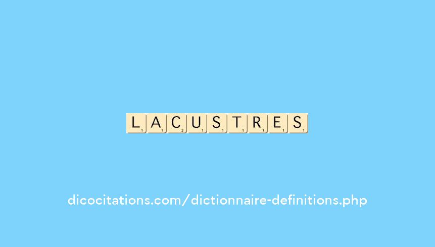 lacustres lacustres