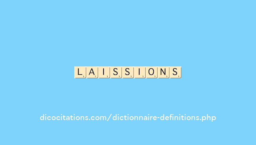 laissions