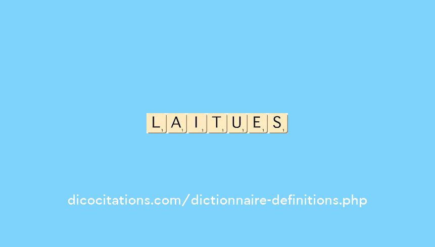 laitues laitues