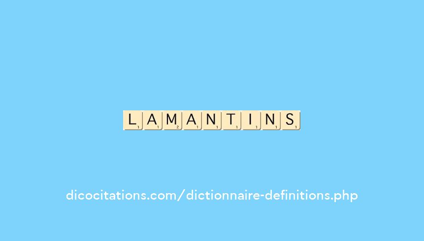 lamantins lamantins