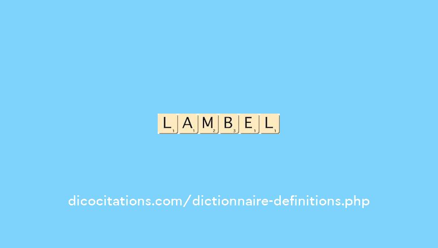lambel lambel