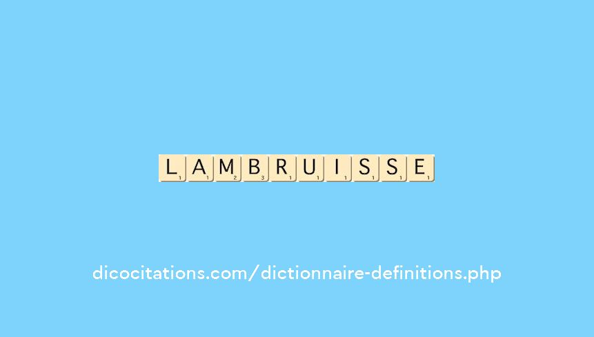 lambruisse