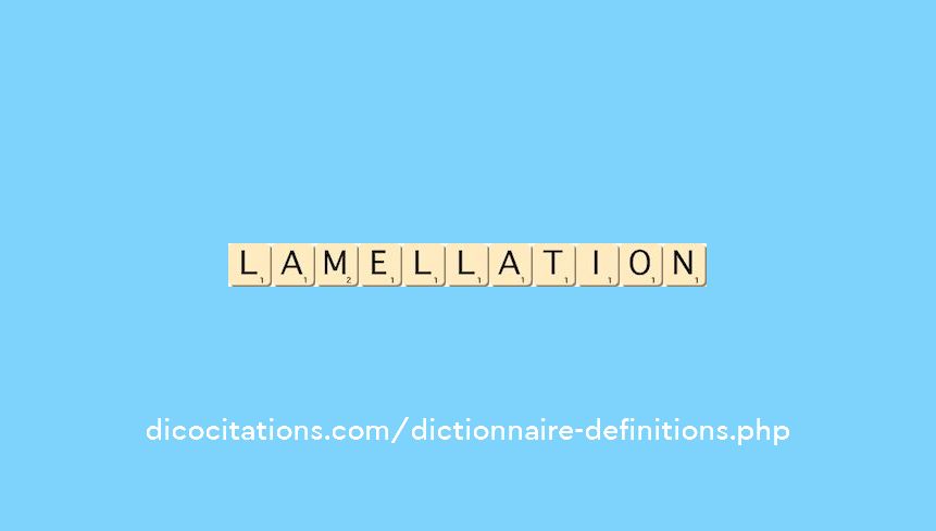 lamellation
