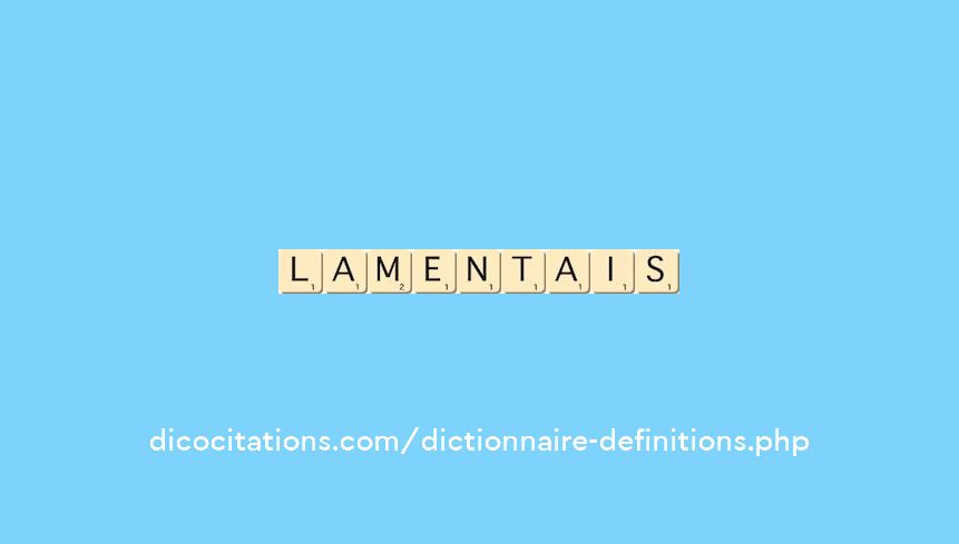 lamentais lamentais
