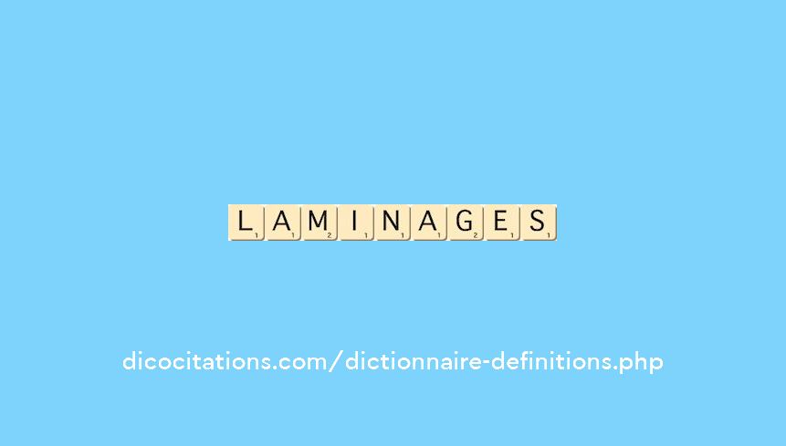 laminages laminages
