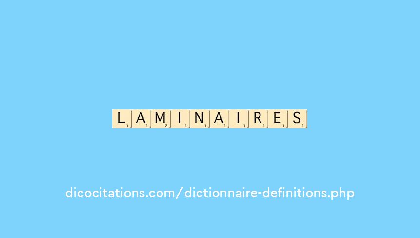 laminaires laminaires