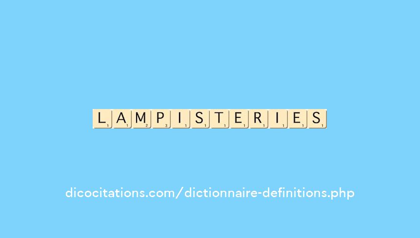 lampisteries lampisteries
