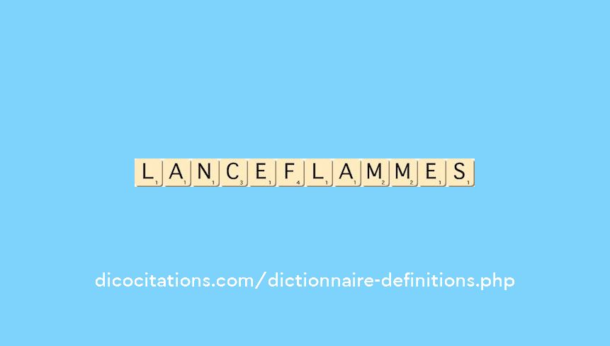 lance-flammes lance-flammes