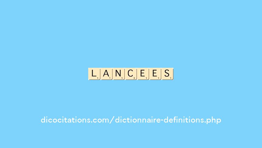lancees lancees