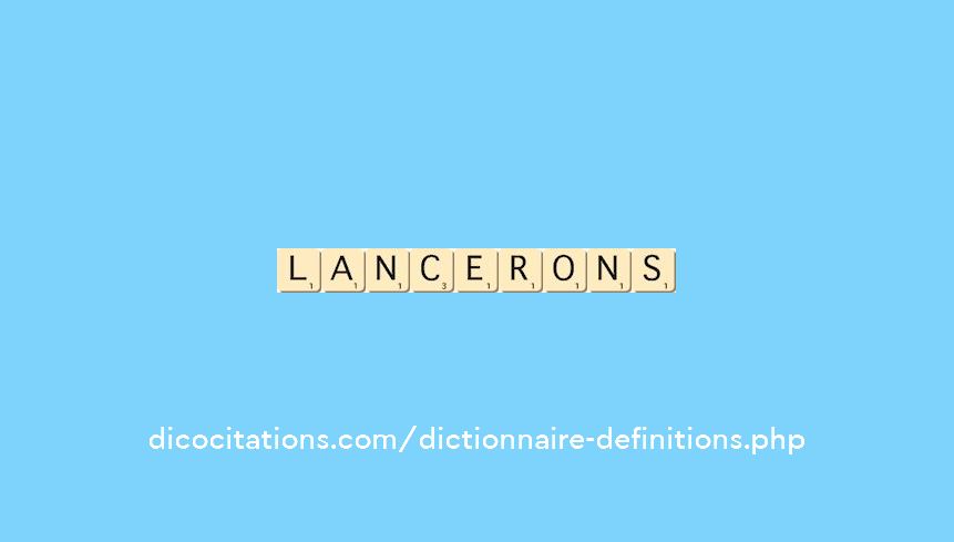 lancerons lancerons