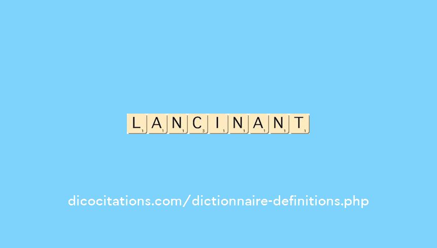lancinant