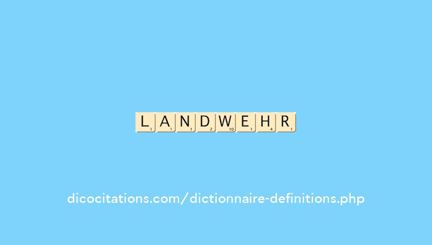 landwehr landwehr
