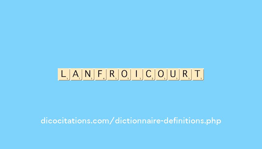lanfroicourt