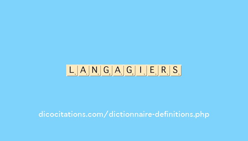 langagiers langagiers