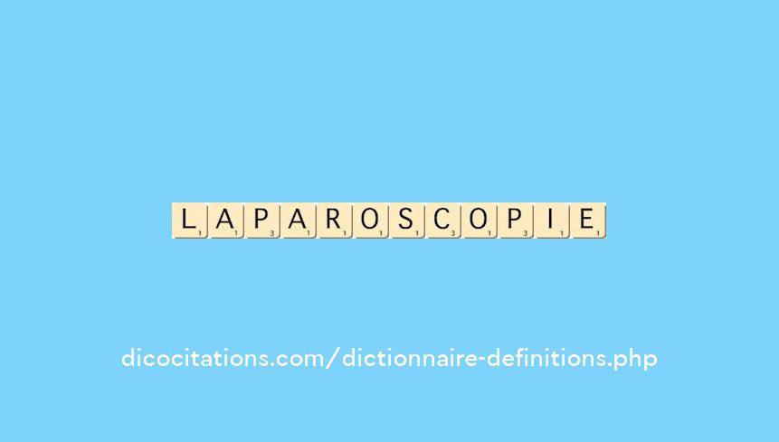 laparoscopie laparoscopie