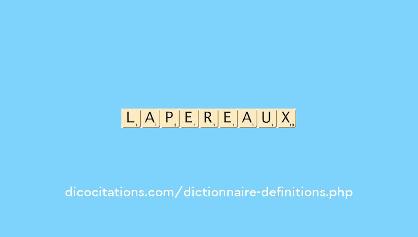lapereaux lapereaux
