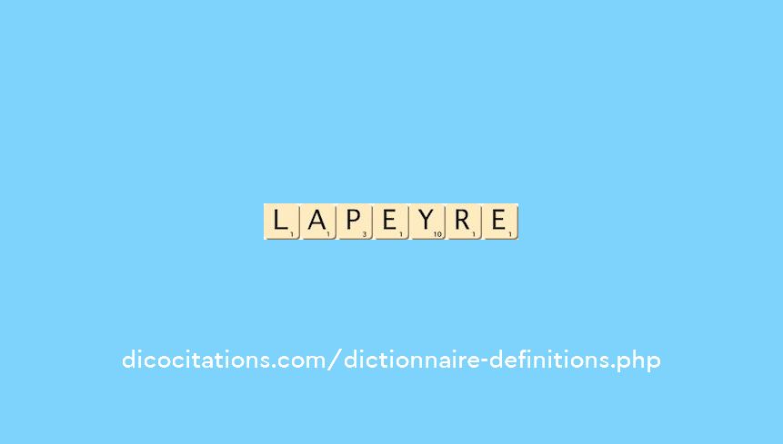 lapeyre